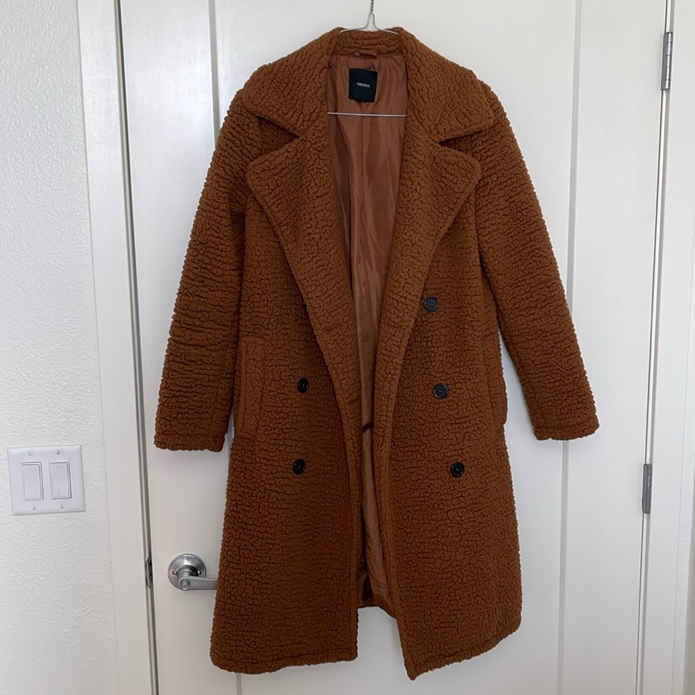 Fuzzy soft Pea coat